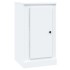 Aparador de madera contrachapada blanco 37,5x35,5x67,5