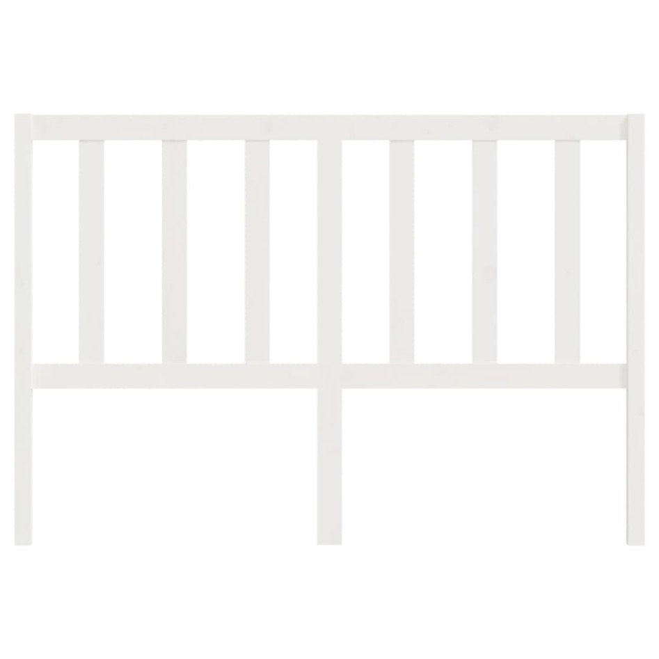 Cabecero de cama madera maciza de pino blanco 146x4x100