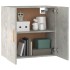 Armario de pared madera contrachapada gris hormigón 60x30x60