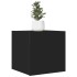 Mueble de salón de pared negro 30,5x30x30