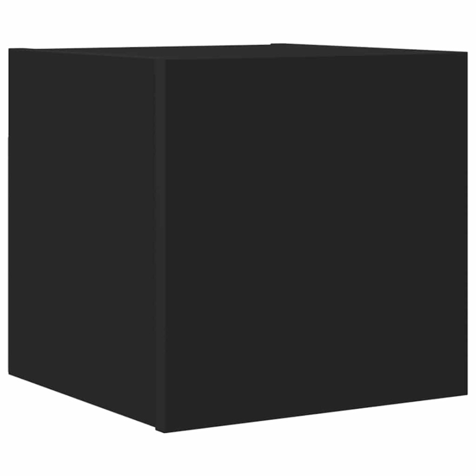 Mueble de salón de pared negro 30,5x30x30