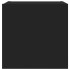 Mueble de salón de pared negro 30,5x30x30