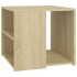 Mesa auxiliar madera contrachapada roble Sonoma 50x50x45