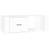 Mesa de centro madera contrachapada blanco brillo