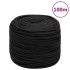 Cuerda de barco polipropileno negro intenso 10 mm 100