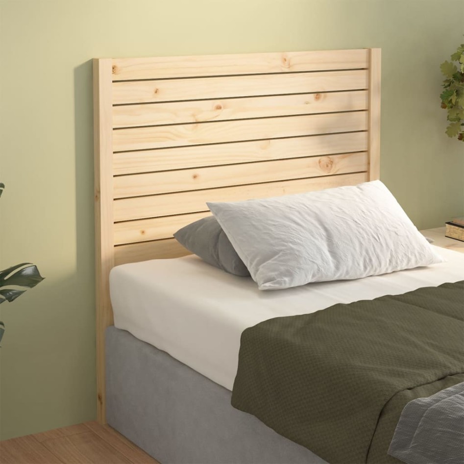 Cabecero de cama madera maciza de pino 96x4x100
