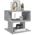 Mesa auxiliar de madera ingeniería gris hormigón 40x40x40