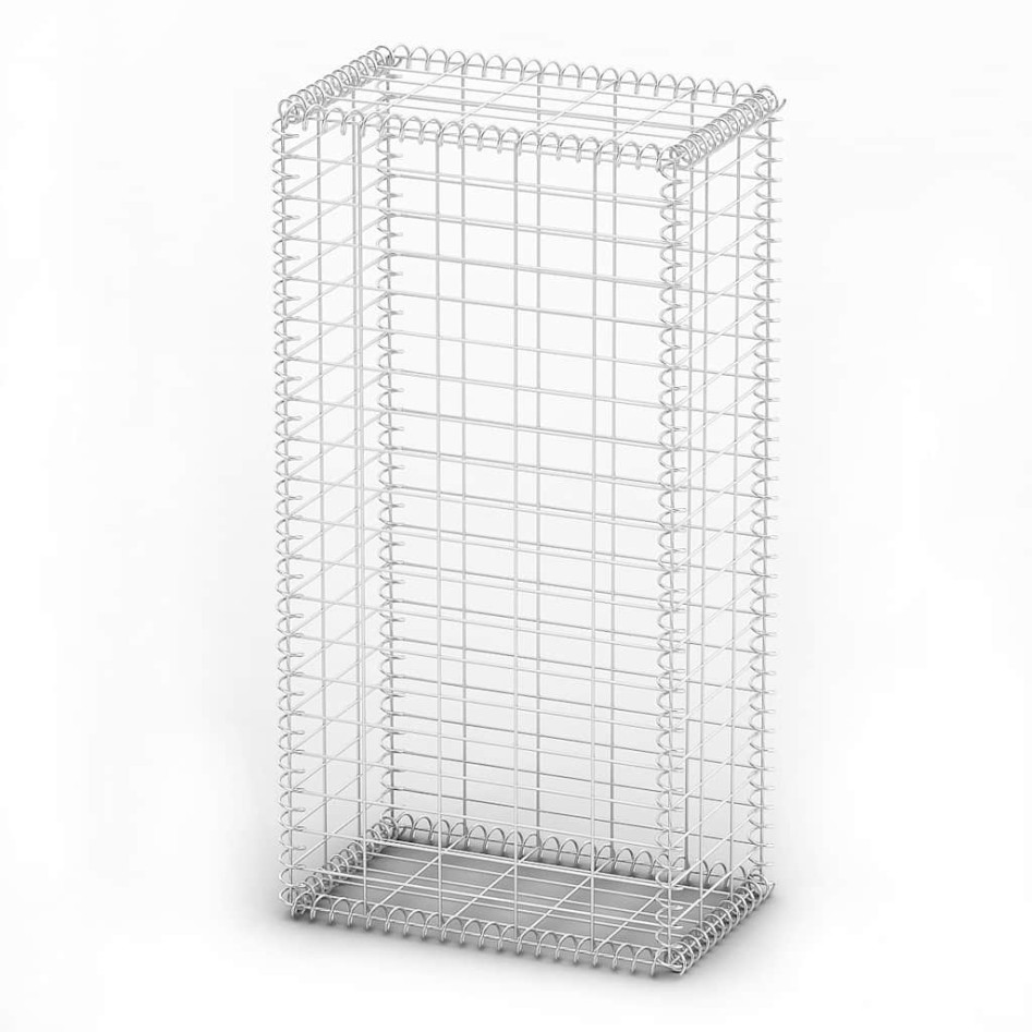 Cesta para muro de gaviones de alambre galvanizado 100x50x30