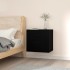 Mesita de noche de pared negro 50x36x47