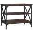 Mueble para TV madera contrachapada marrón roble 60x40x50