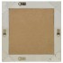 Espejo de pared estilo barroco plateado 50x50