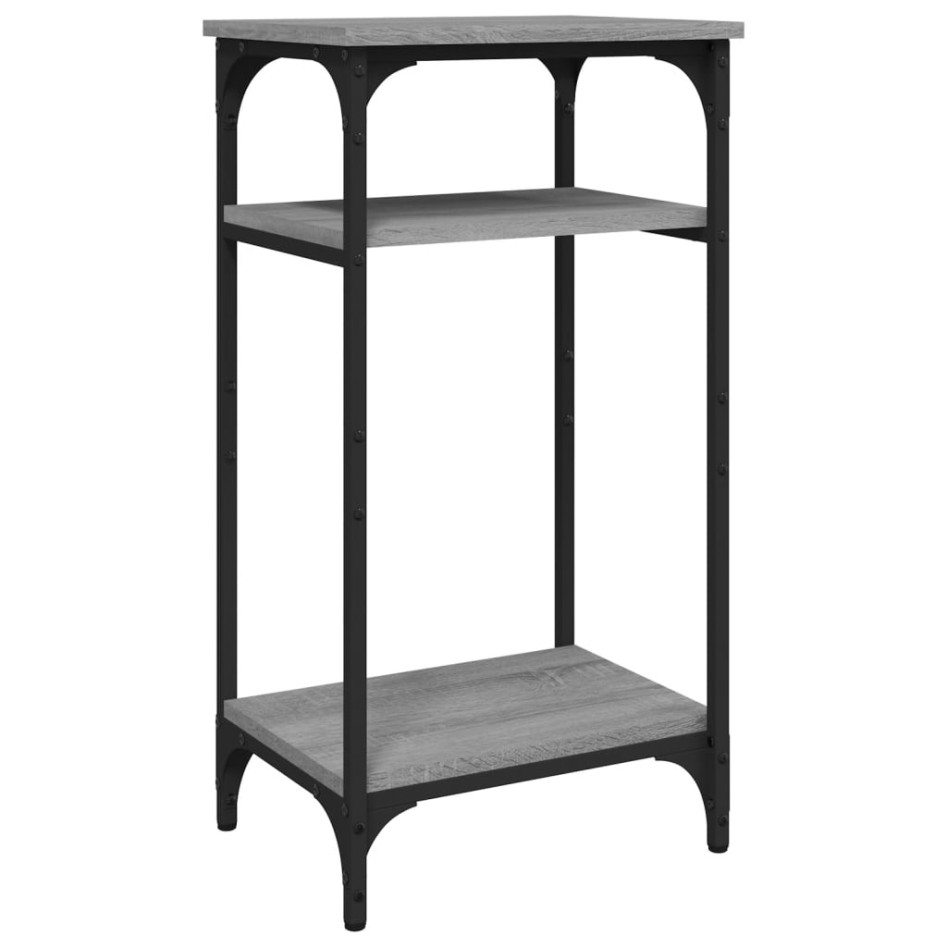 Mesa auxiliar madera contrachapada gris Sonoma 40x30x75