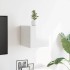 Muebles de salón de pared blanco brillo 30,5x30x30