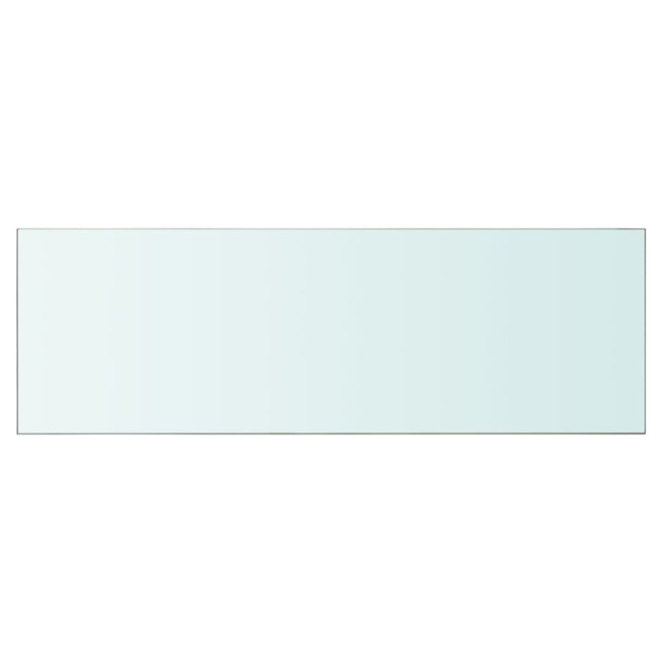 Panel de estante vidrio claro 90x30