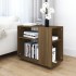 Mesa auxiliar madera contrachapada roble marrón 70x35x55