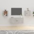 Muebles para TV de pared 2 uds gris hormigón 40x34,5x40