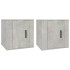 Muebles para TV de pared 2 uds gris hormigón 40x34,5x40
