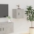 Muebles para TV de pared 2 uds gris hormigón 40x34,5x40