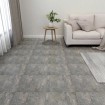 Tarimas de suelo autoadhesivas 20 uds PVC gris 1,86 m²