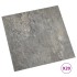 Tarimas de suelo autoadhesivas 20 uds PVC gris 1,86