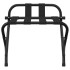 Soporte para maletas con respaldo negro 56x39x52