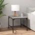 Mesas auxiliares 2 uds contrachapada gris Sonoma 40x40x35