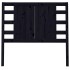 Cabecero de cama madera maciza de pino negro 96x4x100