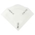 Mesa auxiliar de ordenador vidrio transparente 38x38x50