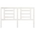 Cabecero de cama madera maciza de pino blanco 166x4x100