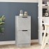 Aparador de madera contrachapada gris hormigón 30x30x70