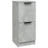 Aparador de madera contrachapada gris hormigón 30x30x70