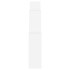 Estante de cubo pared madera contrachapada blanco 80x15x78,5