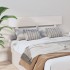 Cabecero de cama madera maciza de pino blanco 124x3x81