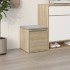 Cajón taburete madera contrachapada roble Sonoma 40,5x40x40