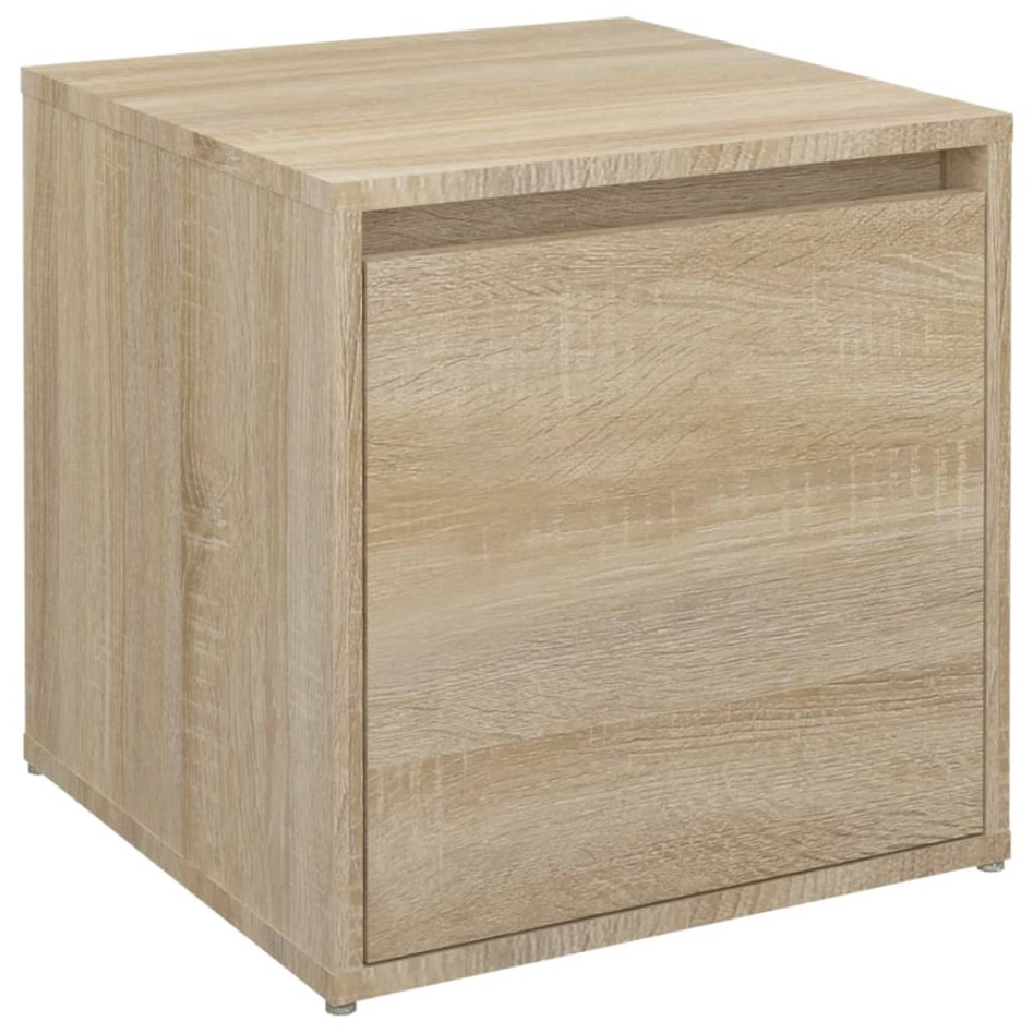 Cajón taburete madera contrachapada roble Sonoma 40,5x40x40