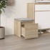 Cajón taburete madera contrachapada roble Sonoma 40,5x40x40