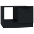 Mesa de centro madera de ingeniería negro 50x50x36