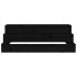 Jardinera de madera maciza de pino negro 80x80x27