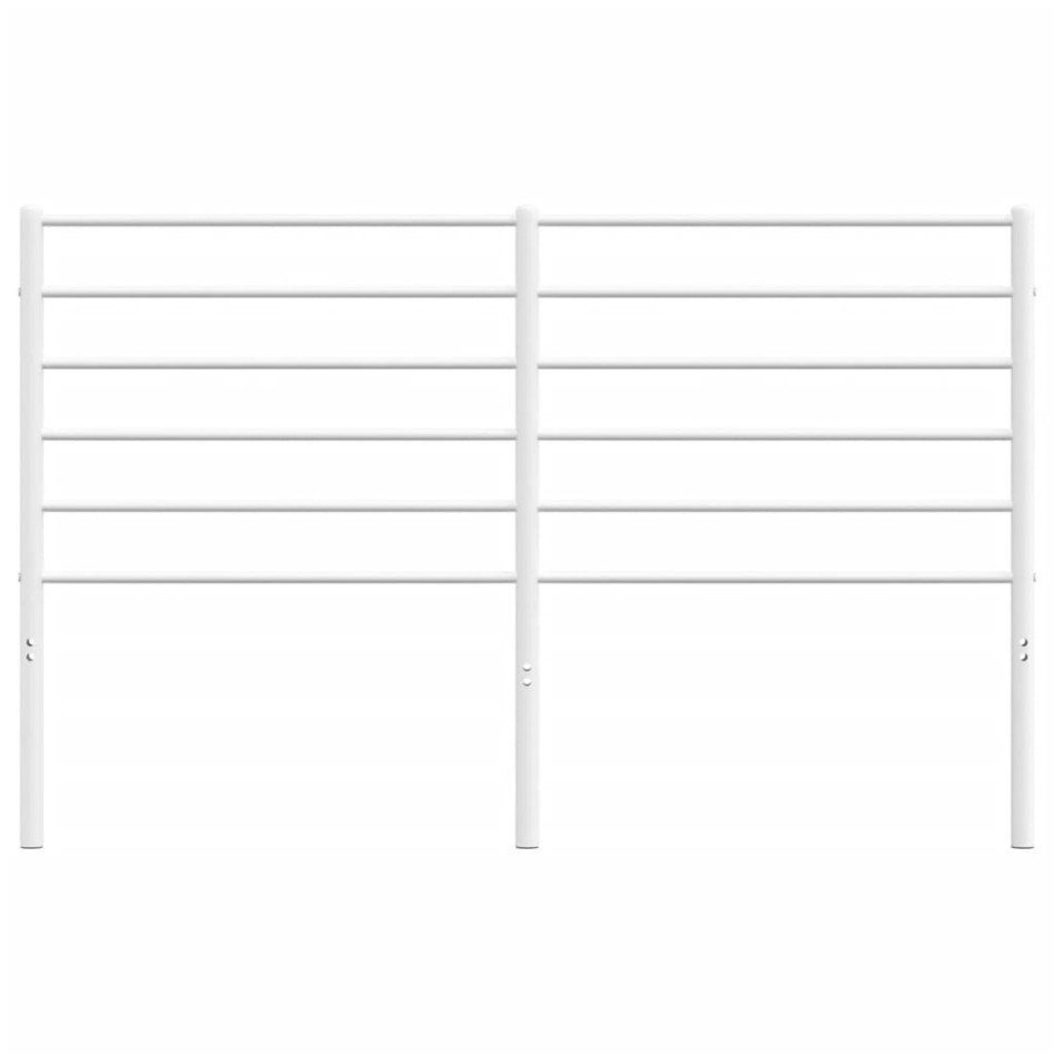 Cabecero de metal blanco 160