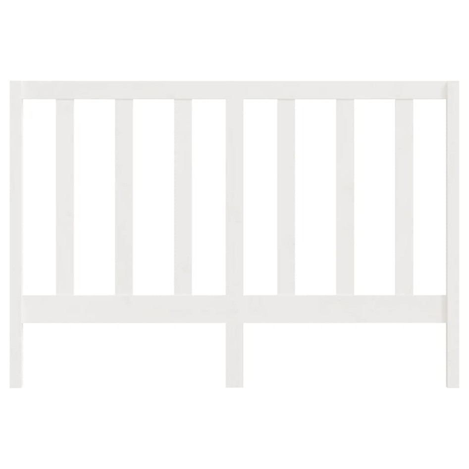 Cabecero de cama madera maciza de pino blanco 166x4x100