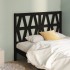 Cabecero de cama madera maciza de pino negro 146x4x100