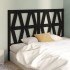Cabecero de cama madera maciza de pino negro 146x4x100