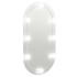 Espejo con luces LED vidrio ovalado 80x40