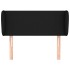 Cabecero de tela negro 83x23x78/88