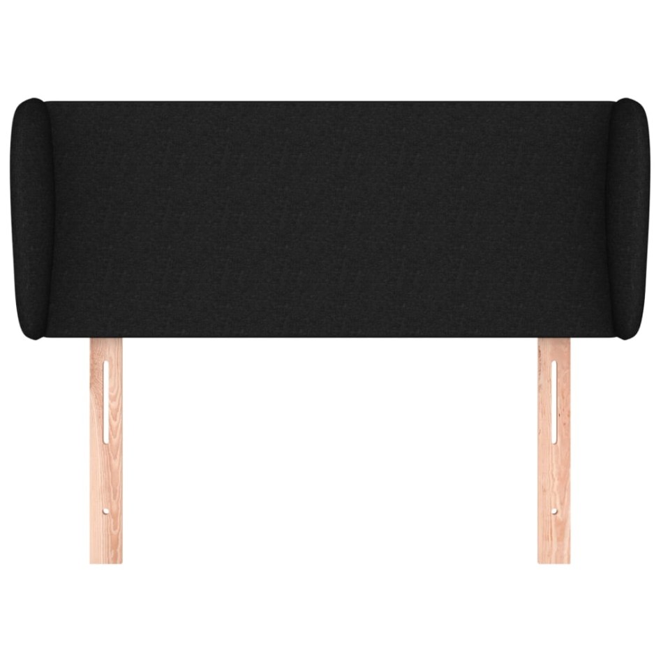 Cabecero de tela negro 83x23x78/88