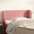 Cabecero de terciopelo rosa 103x23x78/88