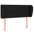 Cabecero de tela negro 83x23x78/88