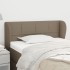 Cabecero de tela gris taupe 83x23x78/88