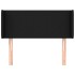 Cabecero de tela negro 83x16x78/88