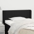 Cabecero de tela negro 93x16x78/88